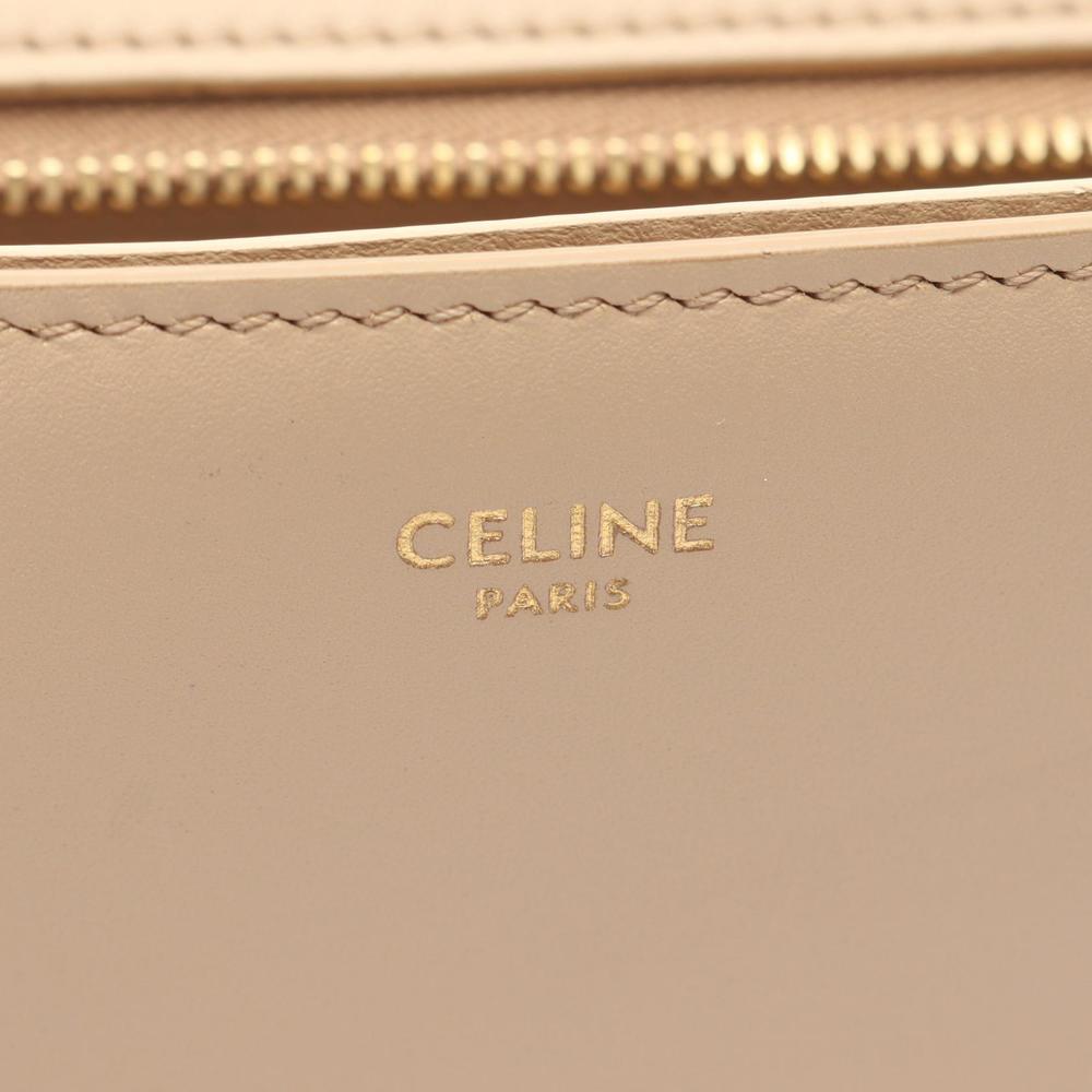 Celine Bag Triomphe leather beige Shoulder - Picture 4 of 7